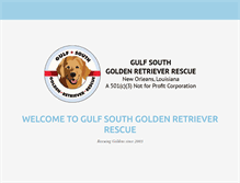Tablet Screenshot of gulfsouthgoldens.com